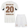 Conjunto (Camiseta+Pantalón Corto) Bayer 04 Leverkusen Alejandro Grimaldo 20 Segunda Equipación 2024-25 - Niño